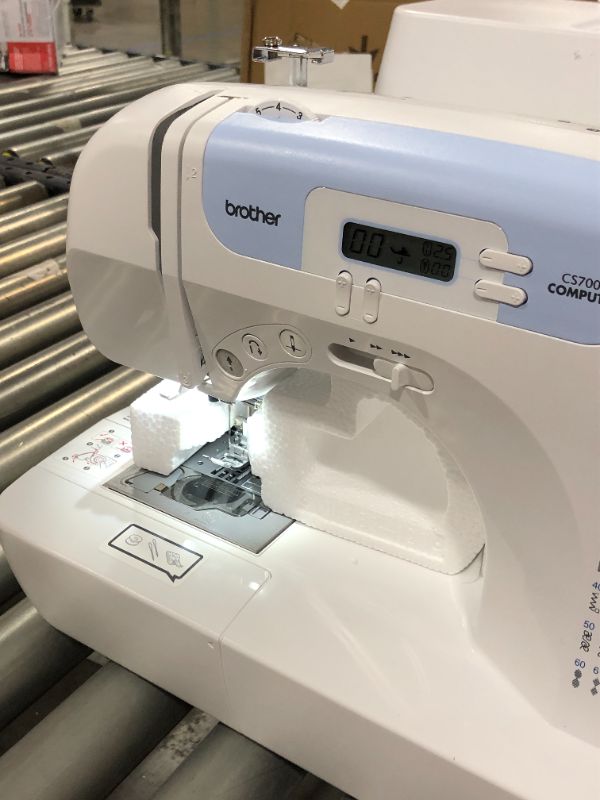 Photo 2 of Brother CS7000i Sewing and Quilting Machine, 70 Built-in Stitches, 2.0" LCD Display, Wide Table, 10 Included Feet