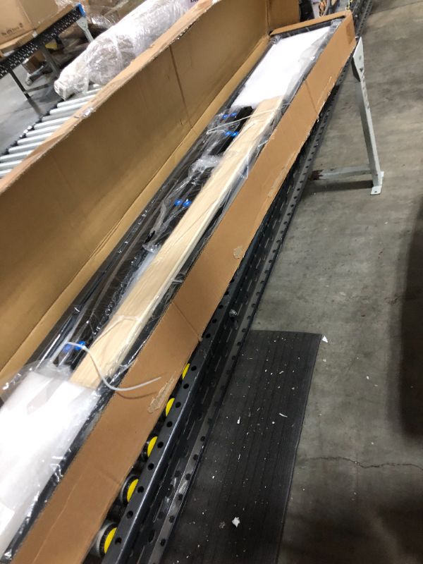 Photo 2 of Amazon Basics 10" Modern Metal Platform Bed with Wood Slat Support - Mattress Foundation - No Box Spring Needed, Twin