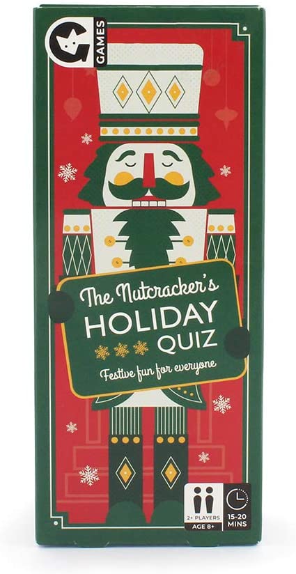 Photo 1 of 2 PACK Ginger Fox The Nutcracker's Christmas Themed Holiday Family Fun Trivia Quiz Card Game - Suitable for Ages 8+