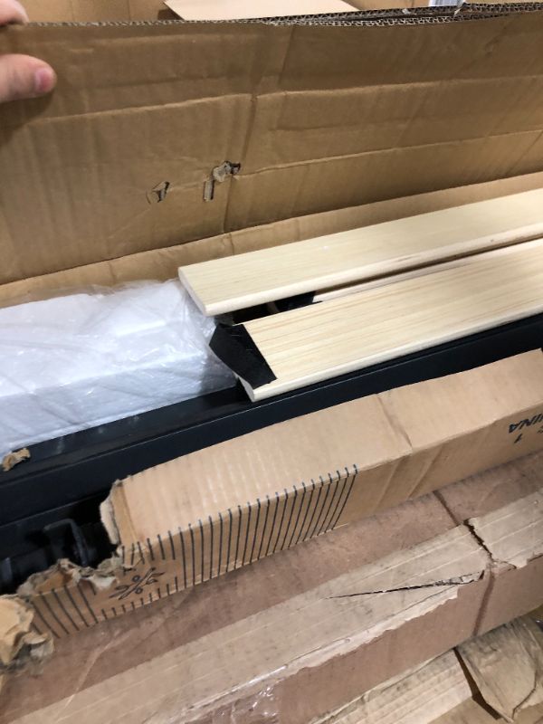Photo 4 of Zinus Deepak Easy Assembly Wood Slat 1.6 Inch Bunkie Board / Bed Slat Replacement, Full