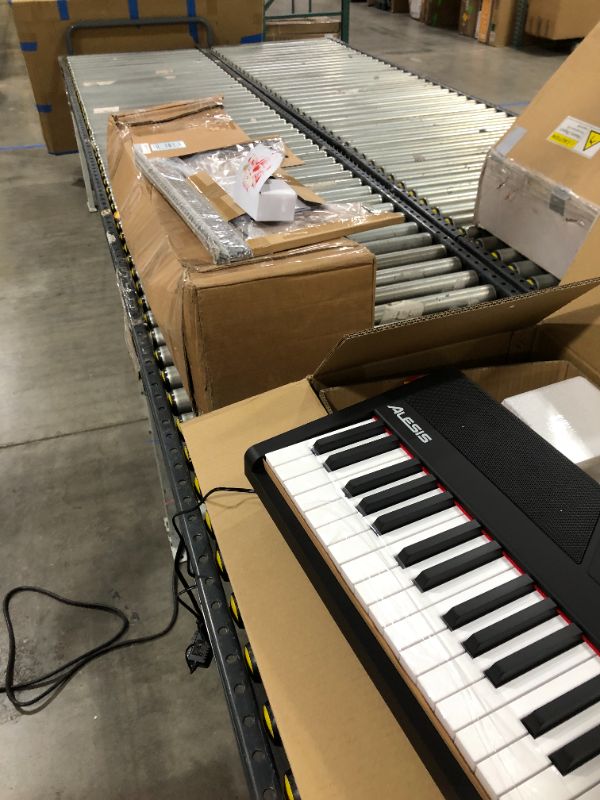 Photo 4 of Alesis Recital 61 – 61 Key Digital Piano Keyboard with Semi Weighted Keys, 20W Speakers, 10 Voices, Split, Layer and Lesson Mode, FX and Piano Lessons