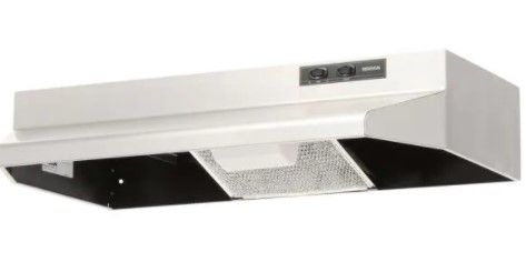 Photo 1 of Broan-NuTone 40000 Series 30 in. 210 Max Blower CFM Ducted Under-Cabinet Range Hood with Light in Stainless Steel