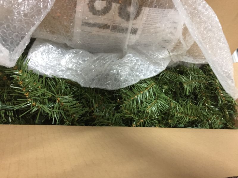 Photo 2 of National Tree 9' X 10 Fir Garland with 50 Clear Lights
