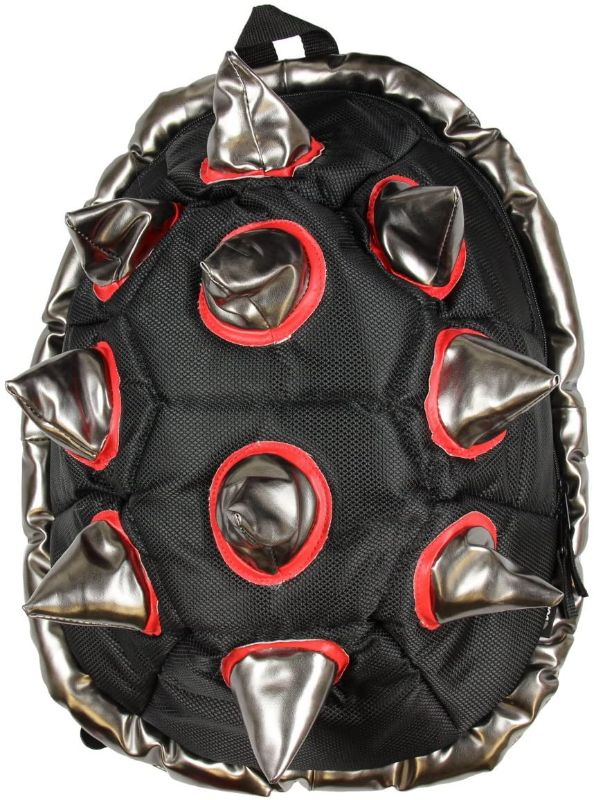 Photo 1 of BioDomes Spiked Black-Red Shell Backpack