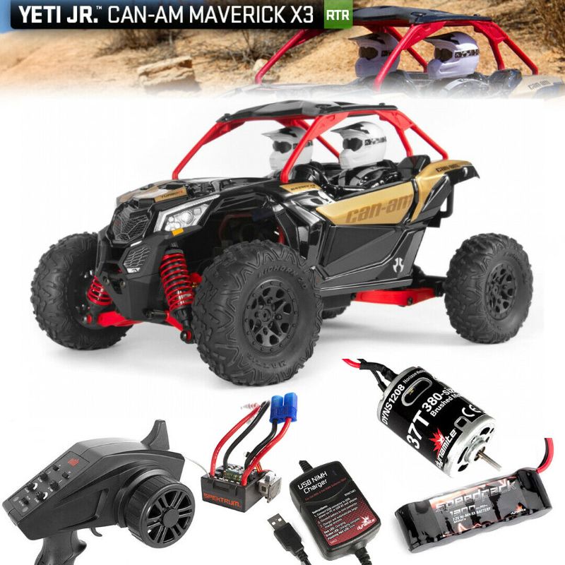 Photo 1 of Axial AXI90069 1/18 Yeti Jr. Can-Am Maverick 4WD Brushed RTR w/Radio/Batt /Chagr
