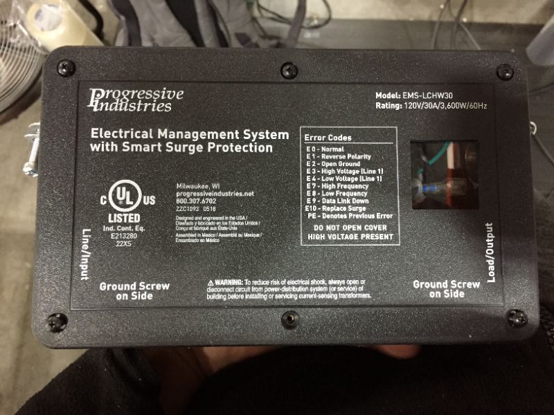 Photo 2 of PROGRESSIVE INDUSTRIES EMS-LCHW30 Hardwired RV Surge and Electrical Protector - 30 Amp