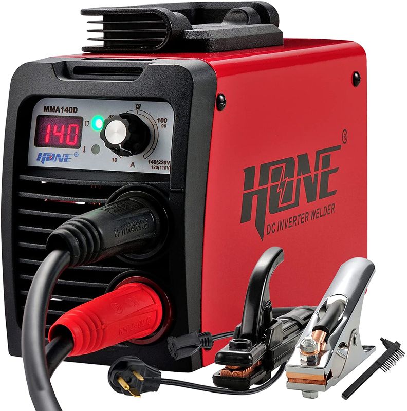 Photo 1 of HONE Stick Welder, 110V/220V Actual 140Amp ARC Welder Machine, IGBT Inverter Digital Display LCD Welding Machines with Hot Start Arc Force Anti-Stick, High Efficiency for 1/16"-1/8" Welding Rod.