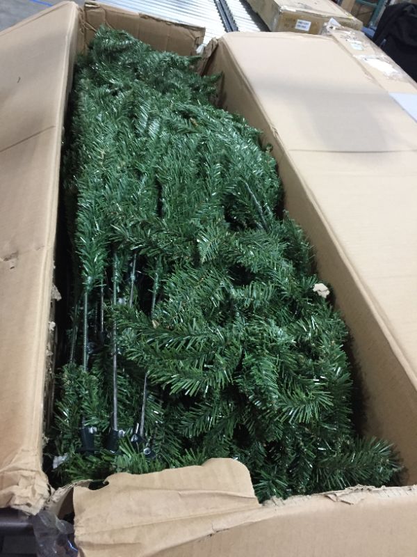 Photo 2 of 9-foot Norway Spruce Unlit Hinged Artificial Christmas Tree
