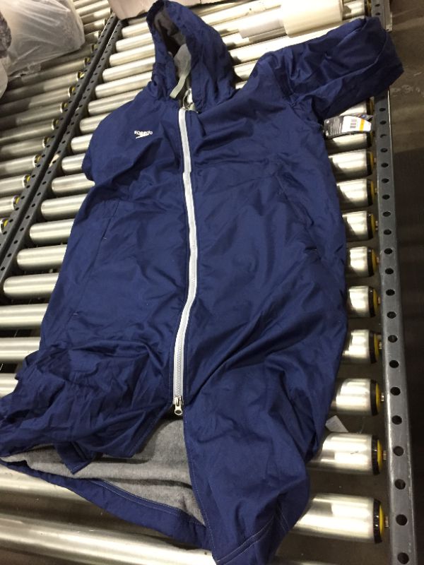 Photo 1 of Speedo Men's Team Unisex Swim Parka, Navy, Small
