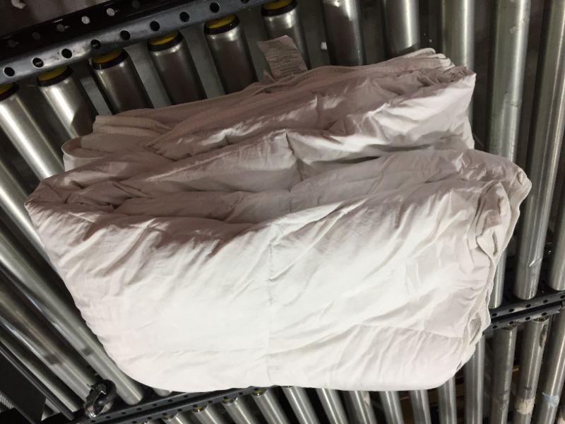 Photo 1 of Royoliving Premium Greyduck Feathers Down Comforter queen All Season Medium Warmth Solid White 100% Cotton Cover Down Proof Duvet Insert with Corner Tabs, 60 Oz

