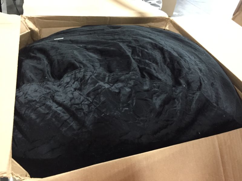 Photo 3 of 4' Big Bean Bag Chair - Black