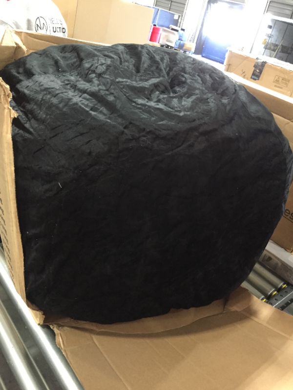 Photo 2 of 4' Big Bean Bag Chair - Black