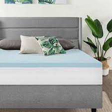 Photo 1 of Best Price Mattress 1.5 Inch Ventilated Memory Foam Mattress Topper, Cooling Gel Infusion, CertiPUR-US Certified, King
