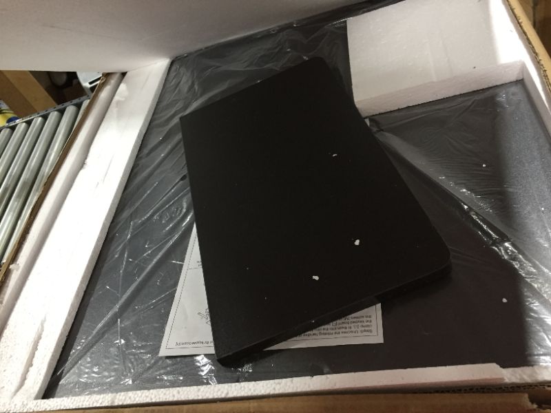 Photo 1 of 2 Tier Mobile Standing Desk with Platform Black - Mind Reader
