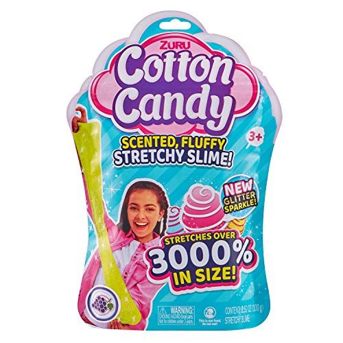 Photo 1 of Oosh Slime Scented Fluffy, Soft and Stretchy Slime, Non-Stick Cotton Candy Slime for Kids - Purple Grape
