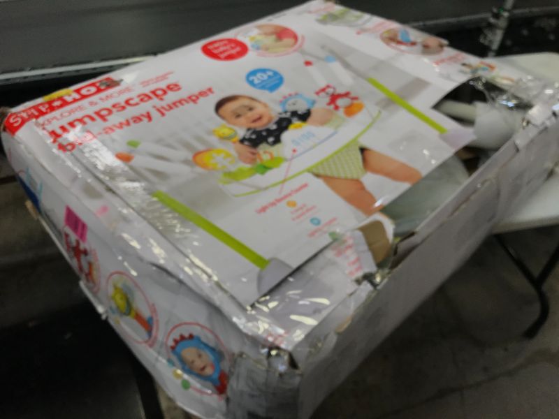 Photo 3 of Skip Hop Fold-Away Baby Jumper, Explore & More Jumpscape------new item (fully damaged carrier box)