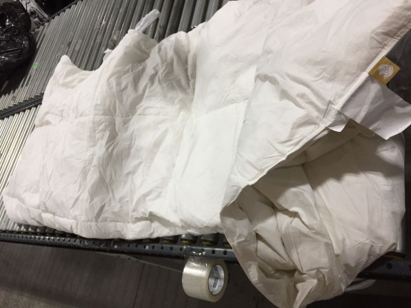 Photo 1 of All Season Hypoallergenic Comforter for Full/Queen-Size Beds- 90" x 90", White