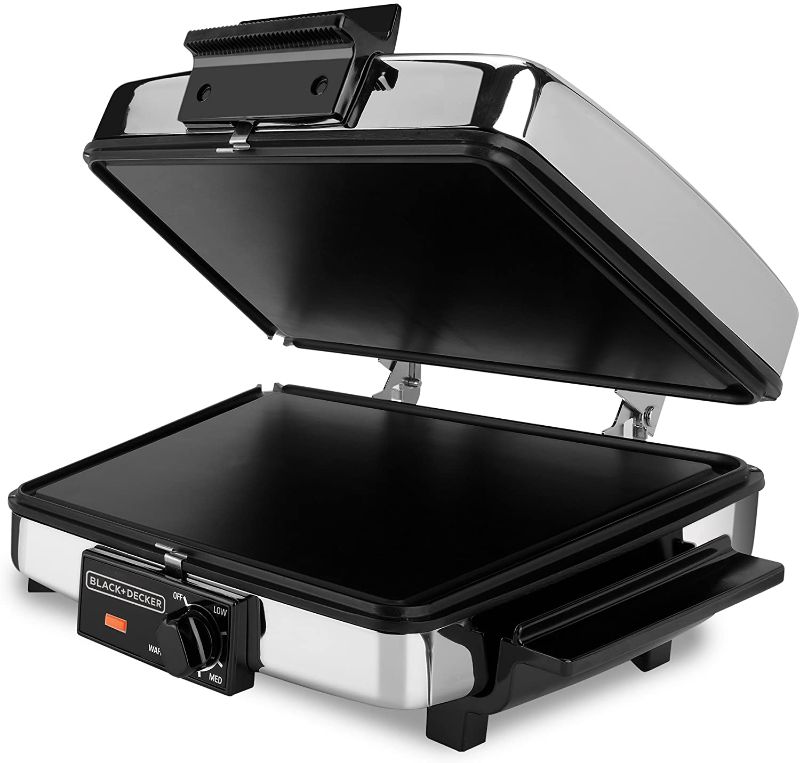 Photo 1 of 3-in-1 Grill - Griddle - Waffle Maker--- OPEN BOX
