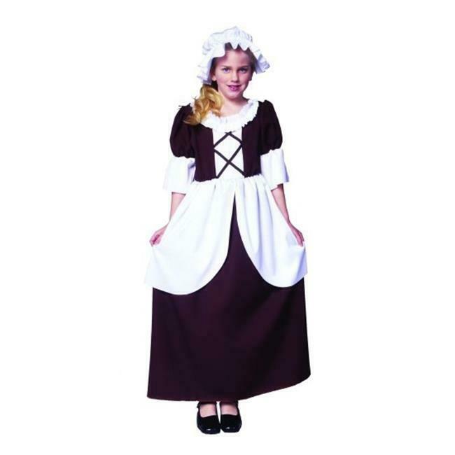 Photo 1 of RG Costumes 91130- M Medium Colonial Girl Dress - Brown--- MEDIUM
