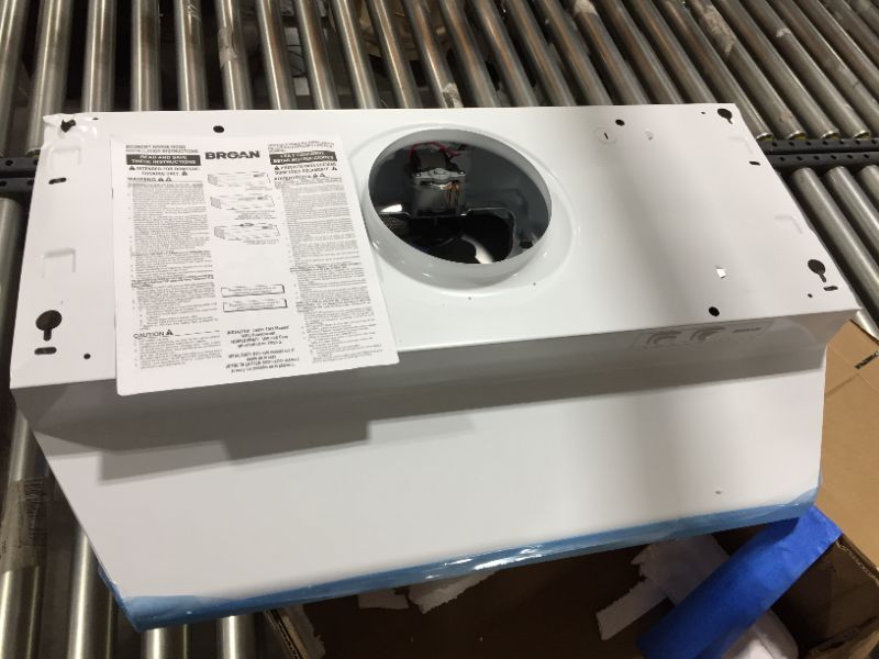 Photo 2 of Broan-NuTone Exhaust Fan for Under Cabinet Convertible Range Hood Insert with Light, 30 Inch, White