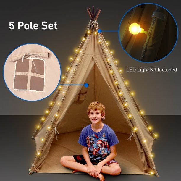 Photo 1 of EasyGo Products Indoor TeePee Tent with Light