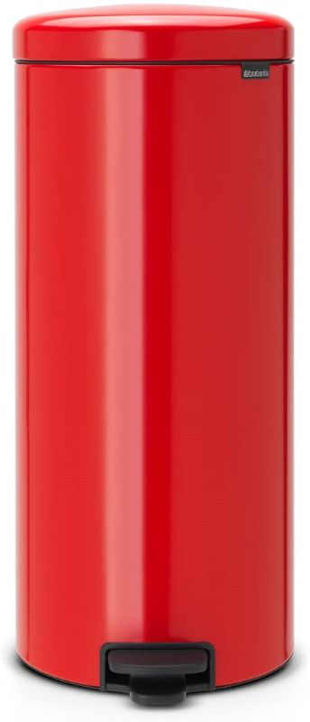 Photo 1 of Brabantia 111808 Step Trash Can newIcon with Plastic Inner Bucket, 8 Gal. - Passion Red
