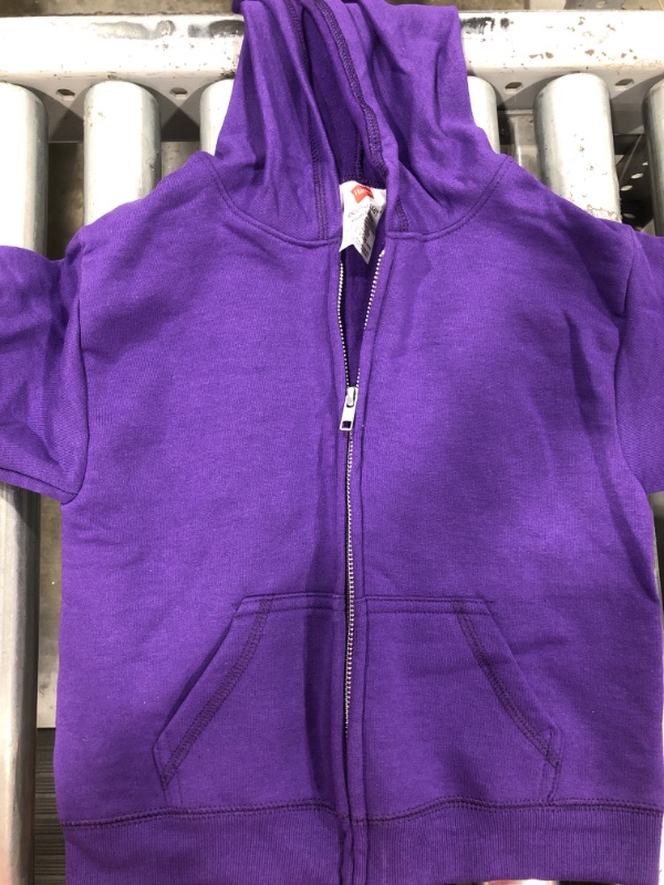 Photo 2 of Hanes Girls' Big ComfortSoft EcoSmart Full-Zip Hoodie size-sm