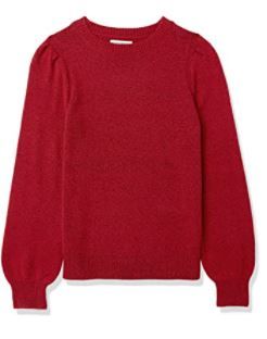 Photo 1 of Amazon Essentials Women's Soft Touch Pleated Shoulder Crewneck Sweater
size Small