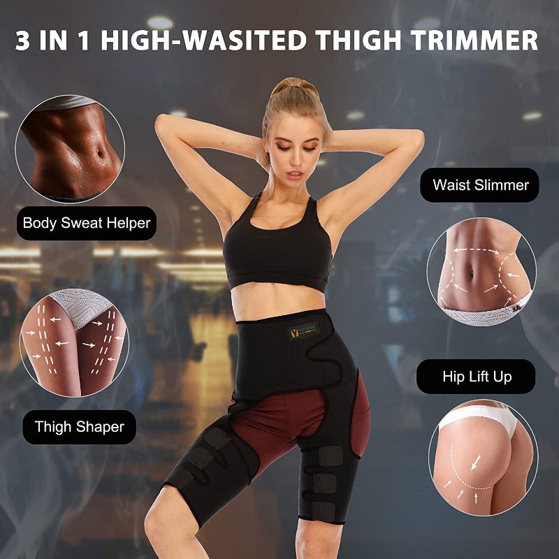 Photo 1 of Yutang Waist Trainer for Women, New 3-in-1 Adjustable Waist Trimmer for Workout Fitness size M