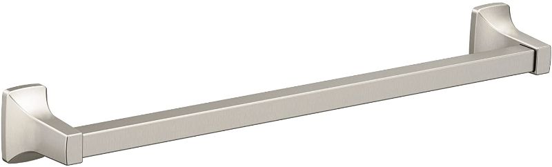 Photo 1 of Moen P5118BN Donner Contemporary 18-Inch Towel Bar, Brushed Nickel