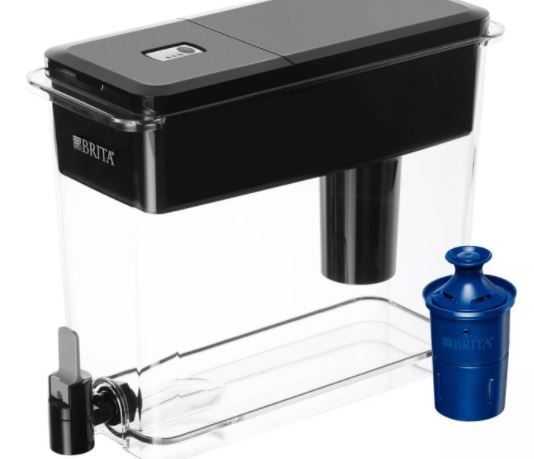 Photo 1 of Brita Extra Large 18-Cup BPA Free UltraMax Water Dispenser with 1 Longlast Filter -Jet Black