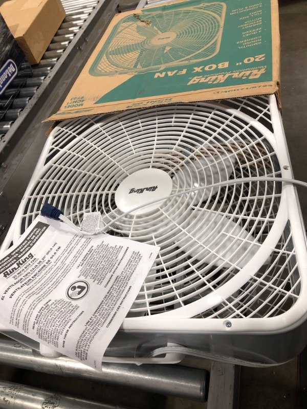 Photo 2 of Air King 9723 20-inch 3-Speed Box Fan