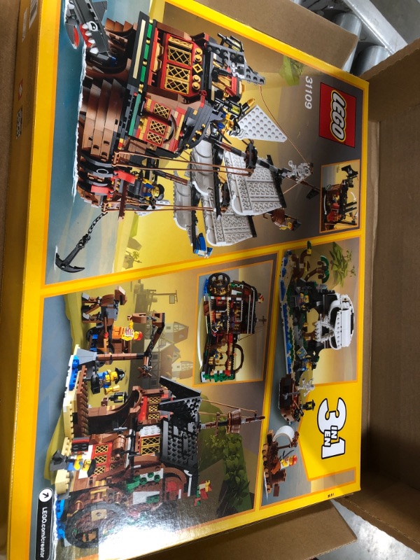 Photo 2 of LEGO Creator 3in1 Pirate Ship 31109 Building Playset for Kids who Love Pirates and Model Ships