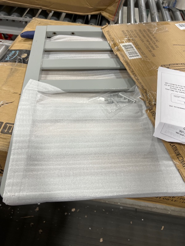 Photo 1 of Dream On Me Universal Toddler Rail in Cool Gray