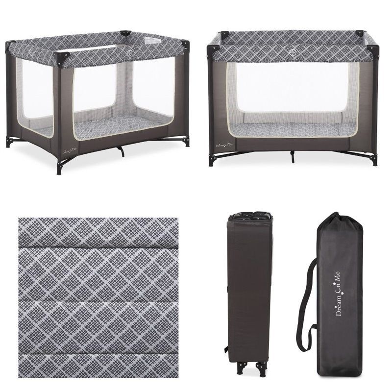 Photo 1 of Dream On Me Zoom Portable Playard in Dark Gray