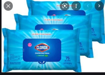 Photo 1 of Clorox Disinfecting Wipes Flex Pack Fresh Scent -- 75 Wipes Each / Pack of 3
