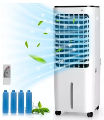 Photo 1 of COMFYHOME 3-IN-1 Portable Air Conditioner, Evaporative Air Cooler w/Cooling ? Humidifier, 3 Wind Speeds, 4 Casters, 65° Oscillation, 12H Timmer? Remote, 455 CFM, Cools 170 Square Feet for Room Office-- PARTS ONLY
