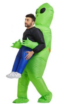 Photo 1 of 2pk | Inflatable Alien Costume Adult, Inflatable Costume Adult, Inflatable Halloween Costumes for Men, Alien Blow up Costumes for Adults
