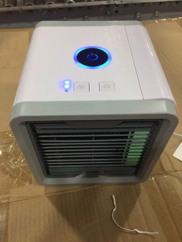 Photo 3 of 4 Pack --COOL AIR-- Personal Air Conditioner for Office Desk, Small Portable AC Air Conditioner- Compact & Powerful- Built In Mood Light-- COOL--PURIFY--HUMIDIFY
