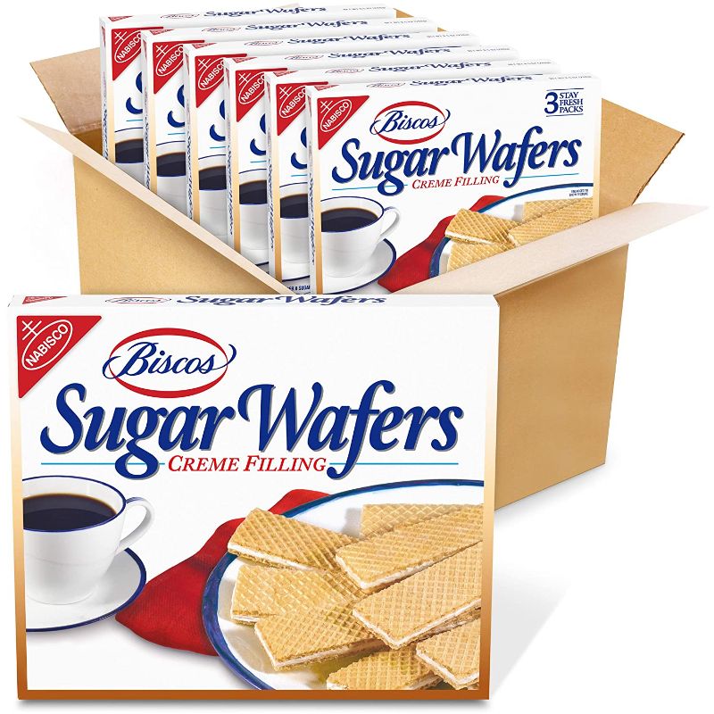 Photo 1 of Biscos Creme Filled Sugar Wafers, 6 - 8.5 oz Boxes ( BEST BY DECEMBER 20, 2021 )
