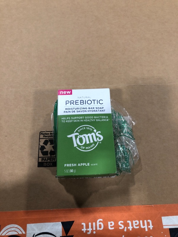 Photo 2 of 2 Pack-- Tom's of Maine Prebiotic Moisturizing Natural Bar Soap, Fresh Apple, 5 oz.
