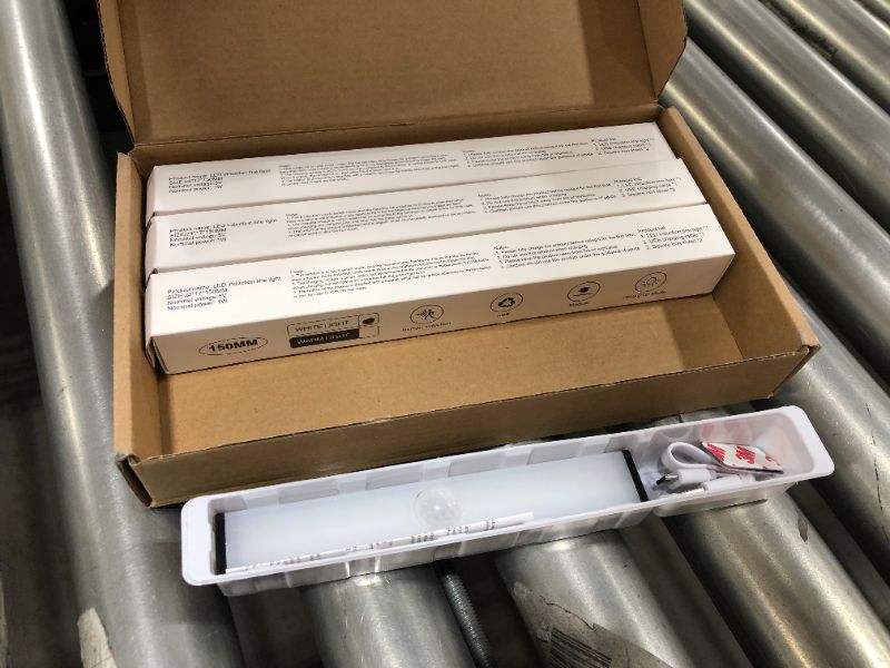 Photo 1 of 4 Pack LED Motion Sensor Closet Lights Battery Operated Stick On Anywhere Wireless Motion Sensor Light Under Cabinet Lighting Wireless 10 LED Lighting Motion Lights
