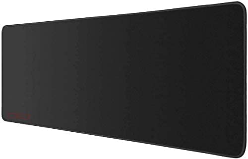 Photo 1 of xTeC X-Large Mouse Pad (35 x 6 x 0.16 in) Gaming Mouse pad and Office mouse pad. Superfine textured gaming mouse mat, smooth and double stitched. XXL, Extended, Professional, Non-Slip and Wear resistant. Ergonomic.(All Black) 