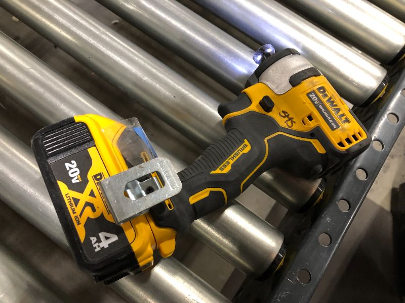 Photo 2 of DEWALT ATOMIC 20V MAX Impact Driver, Cordless, Compact, 1/4-Inch, BATTERY INCLUDED, NO CHARGER