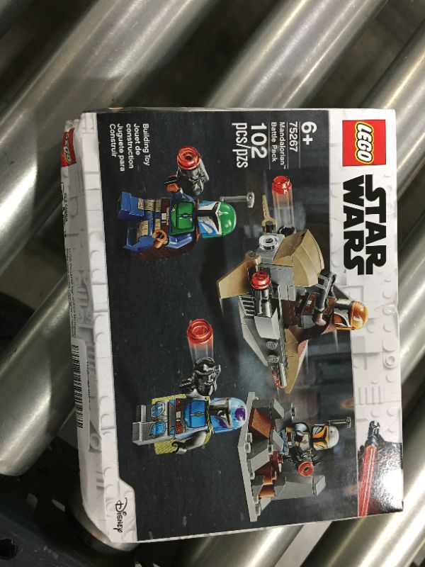 Photo 4 of LEGO Star Wars Mandalorian Battle Pack 75267 Mandalorian Shock Troopers and Speeder Bike Building Kit; Great Gift Idea for Any Fan of Star Wars: The Mandalorian TV Series (102 Pieces)
