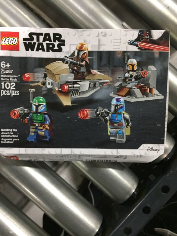 Photo 2 of LEGO Star Wars Mandalorian Battle Pack 75267 Mandalorian Shock Troopers and Speeder Bike Building Kit; Great Gift Idea for Any Fan of Star Wars: The Mandalorian TV Series (102 Pieces)
