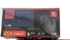 Photo 1 of 8Mil Nitrile Gloves. Black. Latex Free, Powder Free. size L