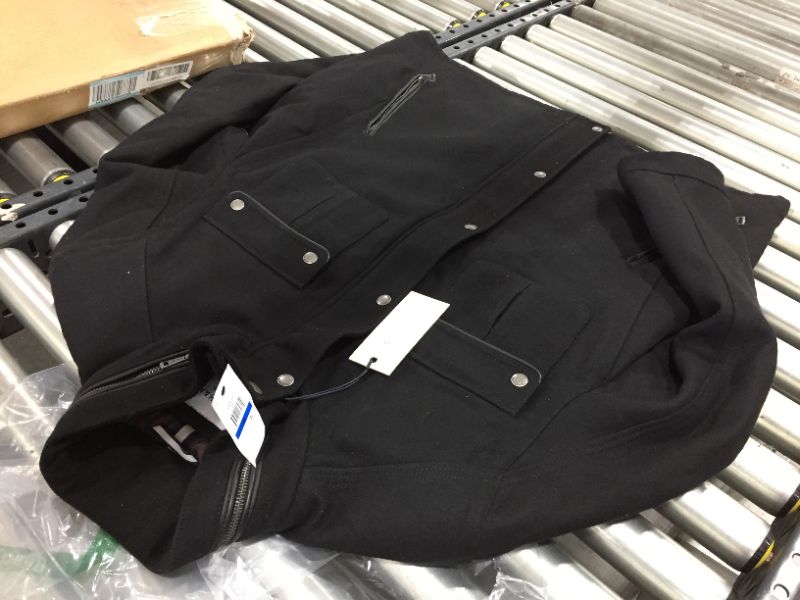 Photo 2 of Cole Haan Melton Coat, Size X-Large in Black