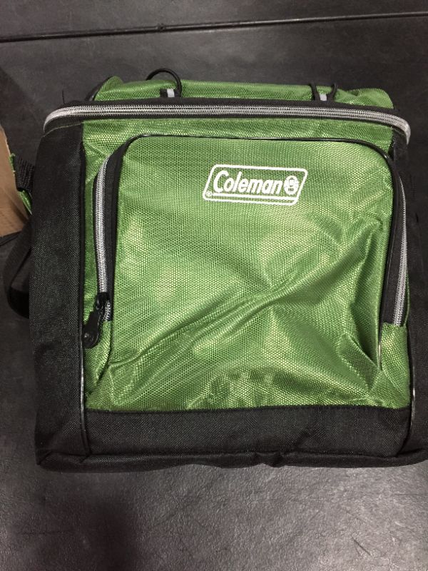 Photo 2 of Coleman 30-Can Soft Cooler Bag, Green
