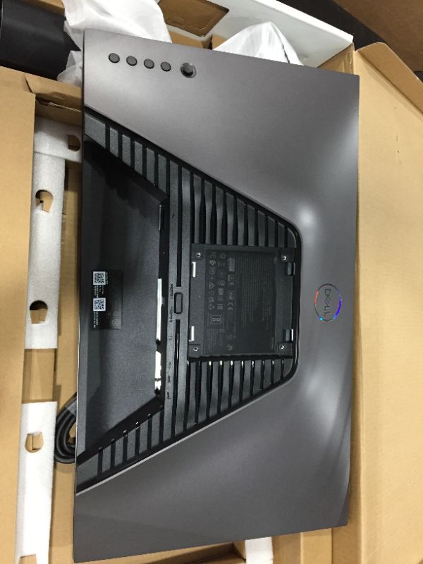 Photo 4 of Dell 240Hz Gaming Monitor 24.5 Inch Full HD Monitor with IPS Technology, Antiglare Screen, Dark Metallic Grey /SELLING FOR PARTS 
